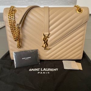 Saint Laurent large envelope bag